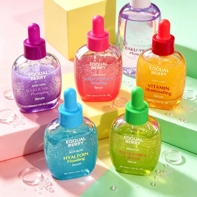 EQQUALBERRY Hydrating & Soothing Facial Serum Essence - Nourishing, Lightweight Skin Care Treatment