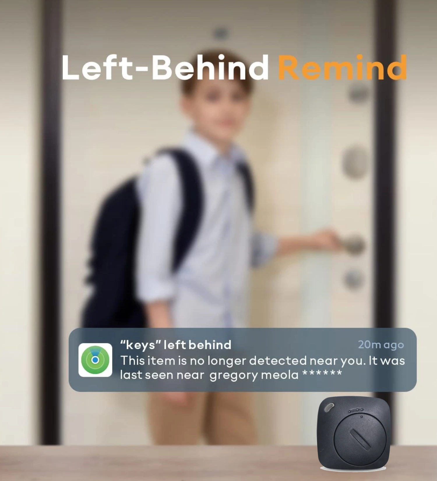 Smart Home Mini GPS Tracker Bluetooth-compatible Smart Tag Anti-Lost Alarm Device Global Positioning Pet Key Finder Only for IOS