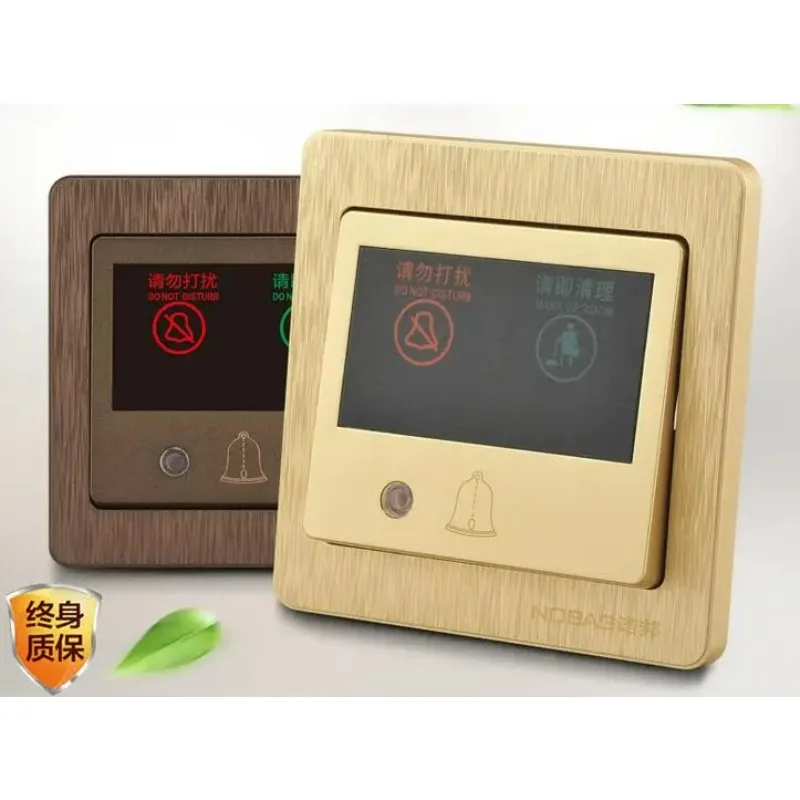 tipo 86 Pcs Hotel Três-em-um Interruptor de Campainha Não Perturbe por Favor Limpar o Interruptor de Campainha de Alta Qualidade