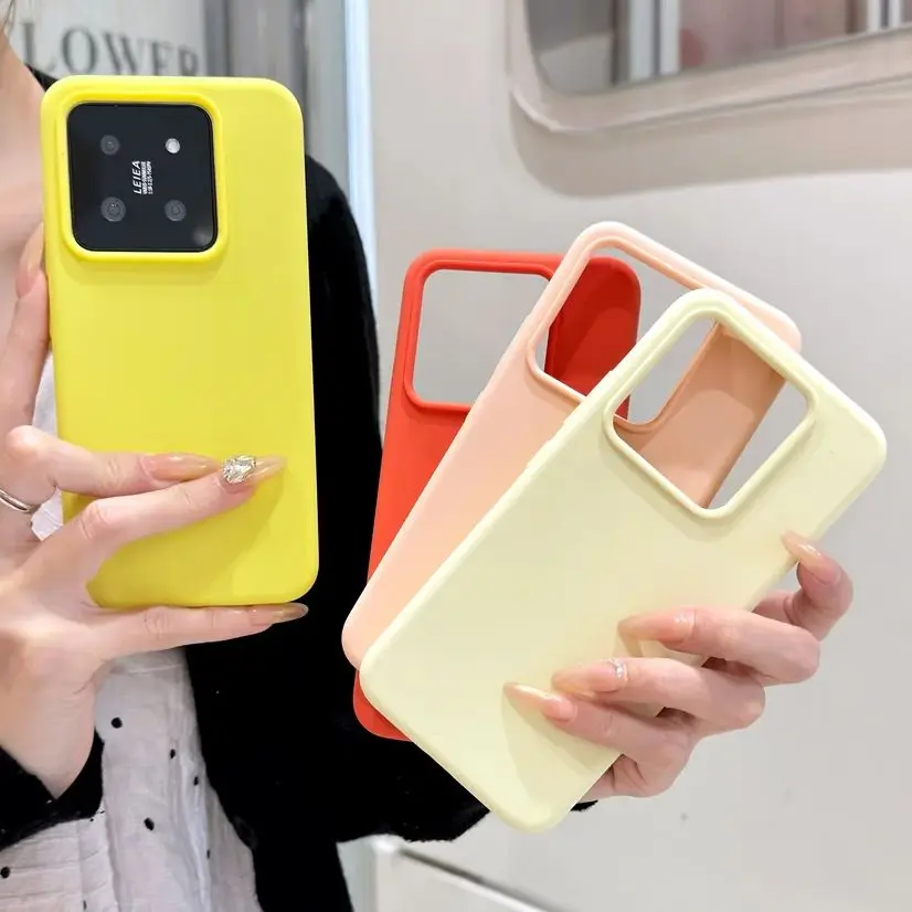 Official Liquid Silicone Neon Case - Ultra Soft TPU Shockproof 360° Protective Candy Colors