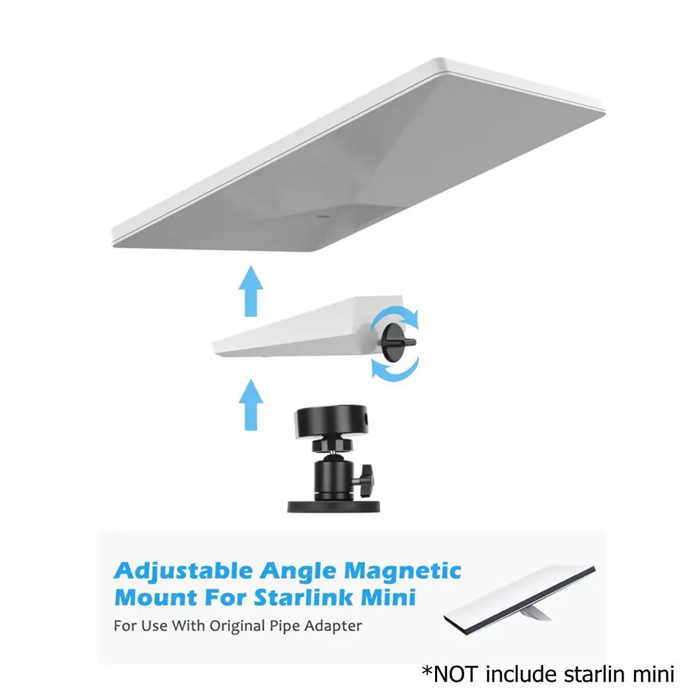 Magnetic Bracket For Starlink Mini Car Adjustable Mount Holder Used for RV Roof Surface Starlink Mini Accessories starlink mount bracket