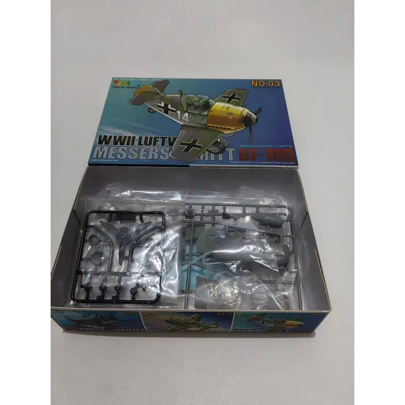 타이거 103 2차 세계대전 루프트바페 메서슈미트 Bf-109 귀여운 비행기 키트 시리즈/Q 버전 플라스틱 모델 키트
