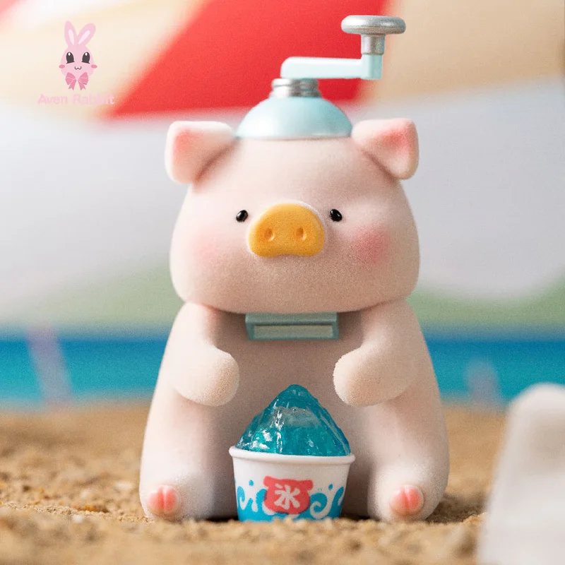 LuLu Pig Beach Party Blind Box Toys Mystery Box Mistery Caja Misteriosa Caixa Surprise Figure Kawaii Model Girls Birthday Gift