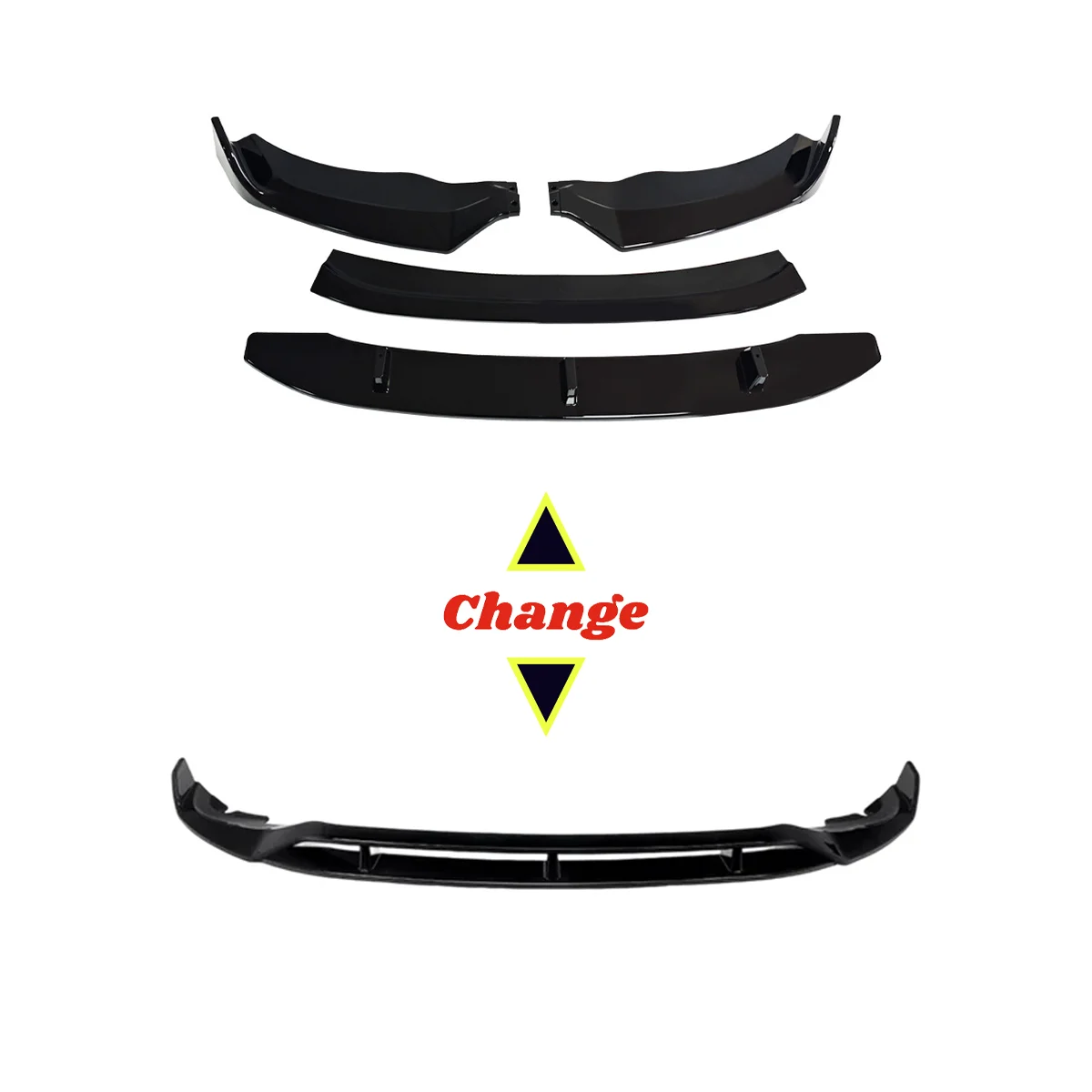 BMW X3 F25 X4 F26 2014-2016용 프론트 범퍼 립 쇼벨 M 스포츠 스플리터 외장 부품 바디 키트 자동차 튜닝 가드 액세서리