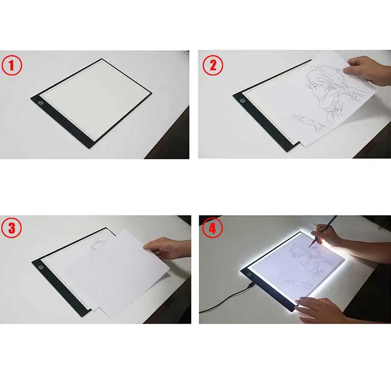 LED Light up Tracing Light Pad Drawing Light Table - China LED Table  Educational and Kids Drawing Pad price