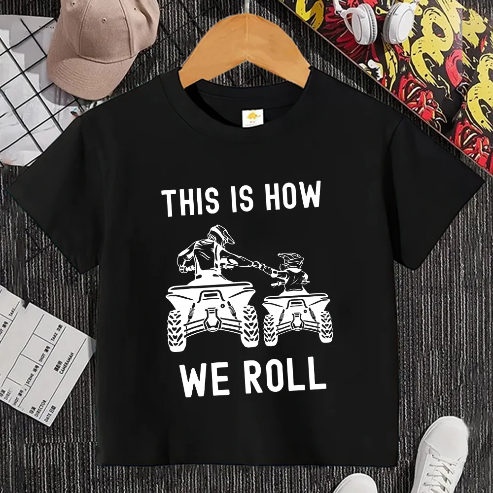 Men'S Four Wheeler Off Road Dirt Biker Father Son Trail  T-Shirts Graphic T Shirts Men Clothing Streetwear Dad Son Camisetas 5