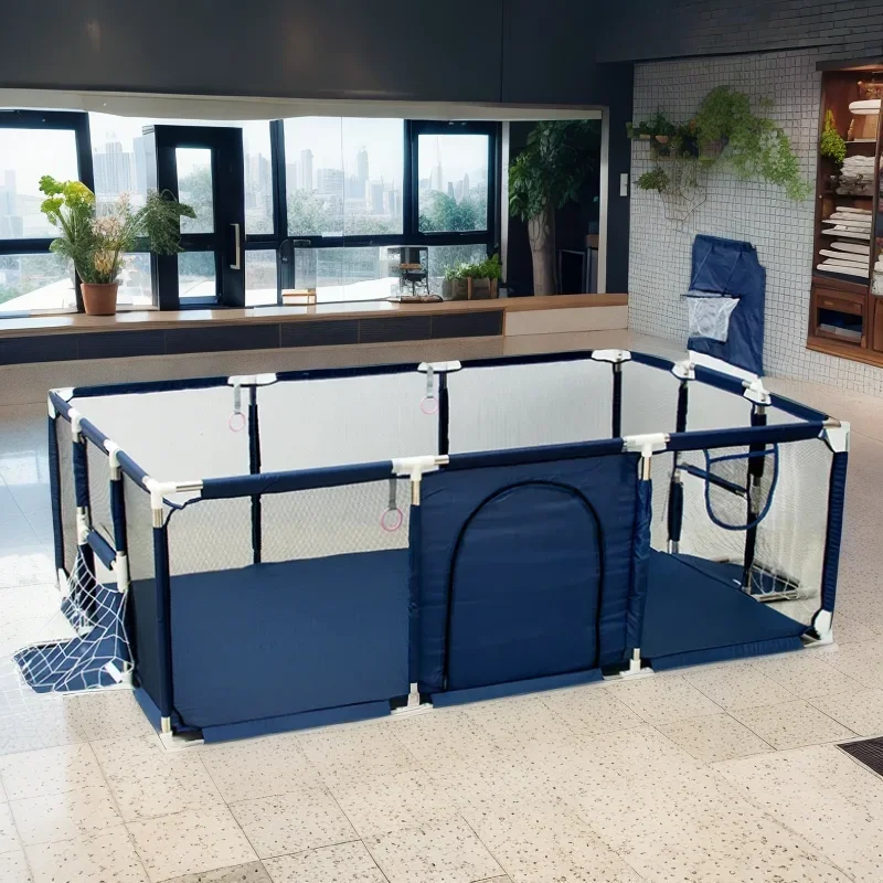 IMBABY Baby-Laufstall für den Innenbereich, Baby-Spielplatz, Park für Babybälle, Pool, Basketball-Aktivitäten für Baby-Fitnessstudio, Sicherheit, Kinderspielzaun