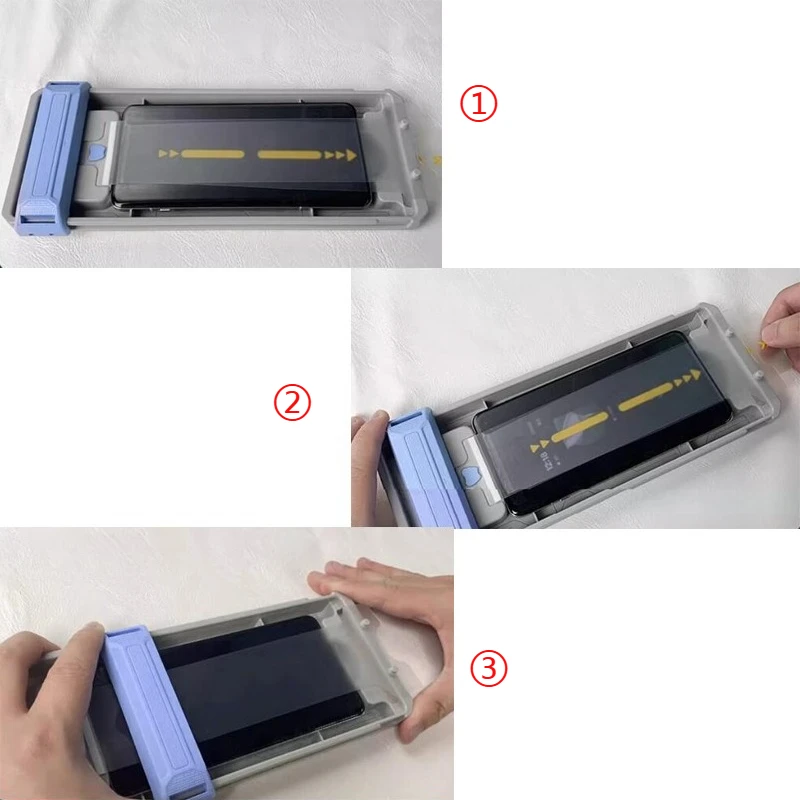 Premium 3D Hot-Bending Full Glue Tempered Glass Screen Protector - Dust-Free & Easy Installation