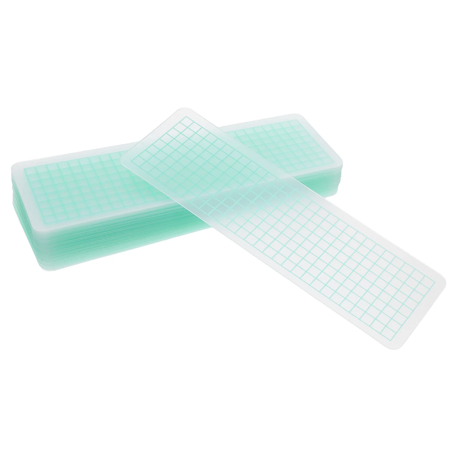 100개 테이프 정리함 체크 무늬 무광 마감 둥근 모서리 공예용 저널링 테이프 ..