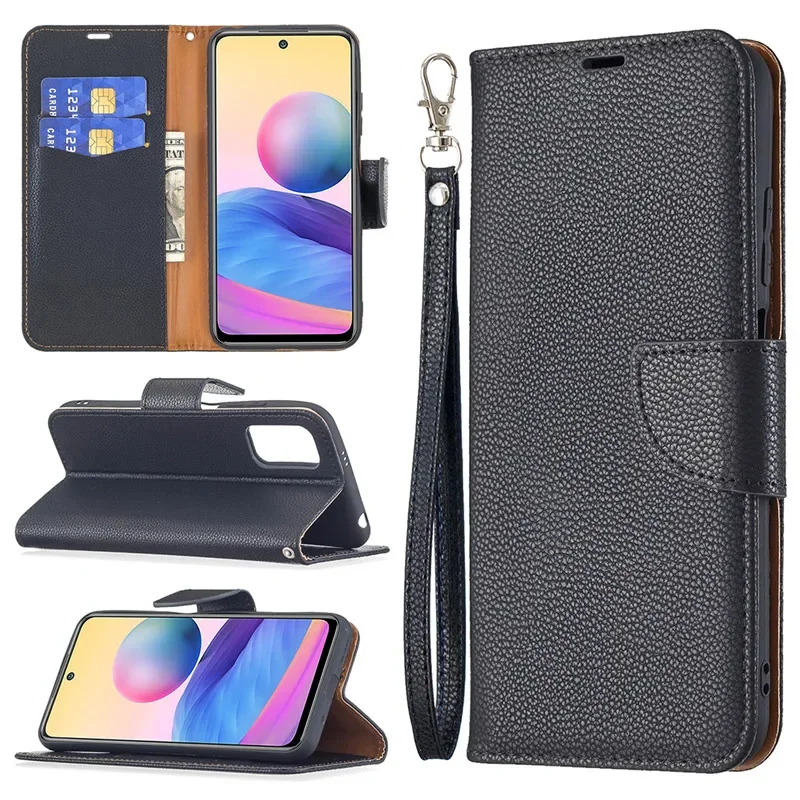 Wallet Flip Case For Xiaomi Redmi Note 10 5G Cover Case on For