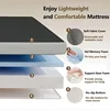 4 Inch Trifold Mattress,Twin Size Memory Foam Mattress, Folding Floor Bed Mattress Futon Mattress Portable Camping Mattress 3