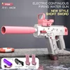 2024 New Summer Water Gun Toy VECTOR Fully Automatic bursting Water Gun Blue Pink Seaside Beach Kid Toys Water Park Games Guns 5