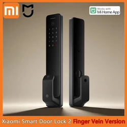 2024 Xiaomi Smart Door Lock 2 Finger Vein Version Bluetooth&WiFi Fully Automatic Doorbell NFC Fingerprint Unlock For Mi Home APP
