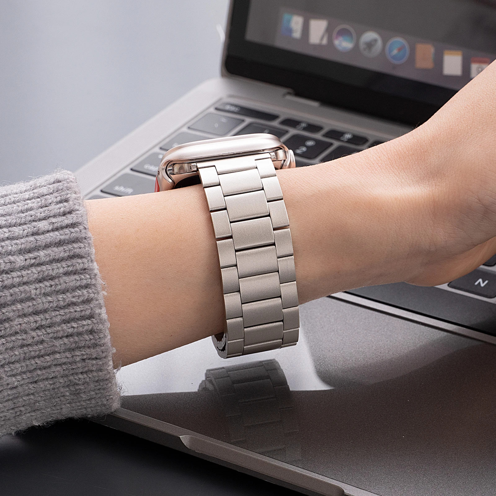 Premium Stainless Steel Magnetic Strap