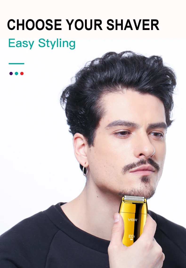 Description Picture 4 of itemVGR Electric Shaver Professional Razor Beard Trimmer Hair Cutting Machine Electric Balds Head Shaving Machine For Men V-399