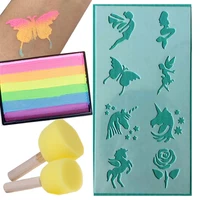 High Quality Plastic Face Painting Stencil Glitter Tattoo Reusable Temporary Tattoo Templates Body Painting Supplies 1