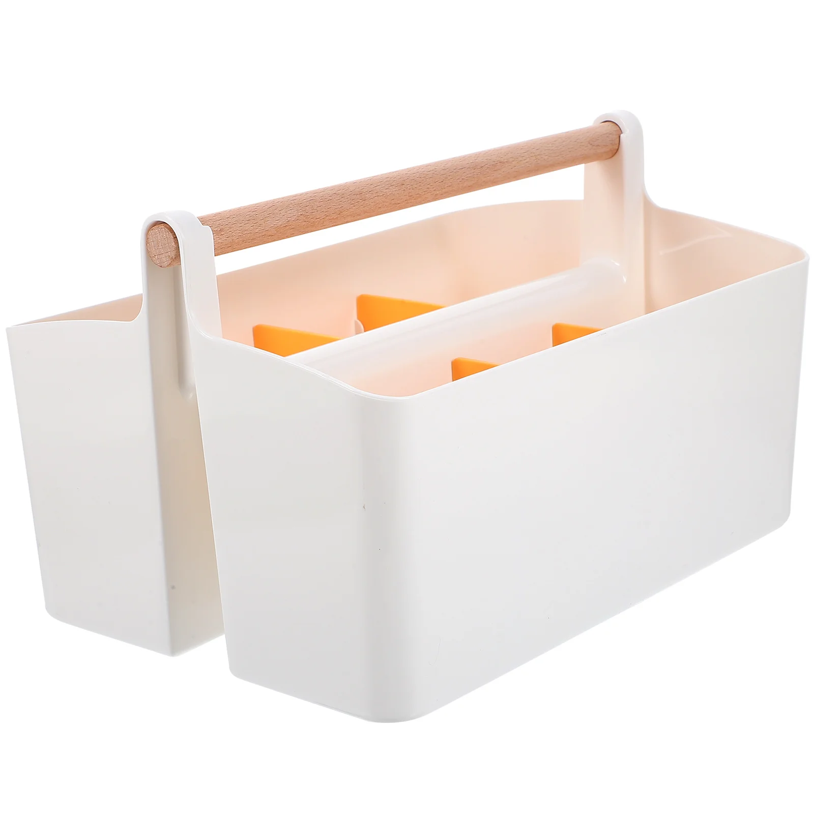 

Desktop Storage Box Compartment Organizer Dining Tables Stationery Household Cosmetics Case Plastic Pen Holder Office