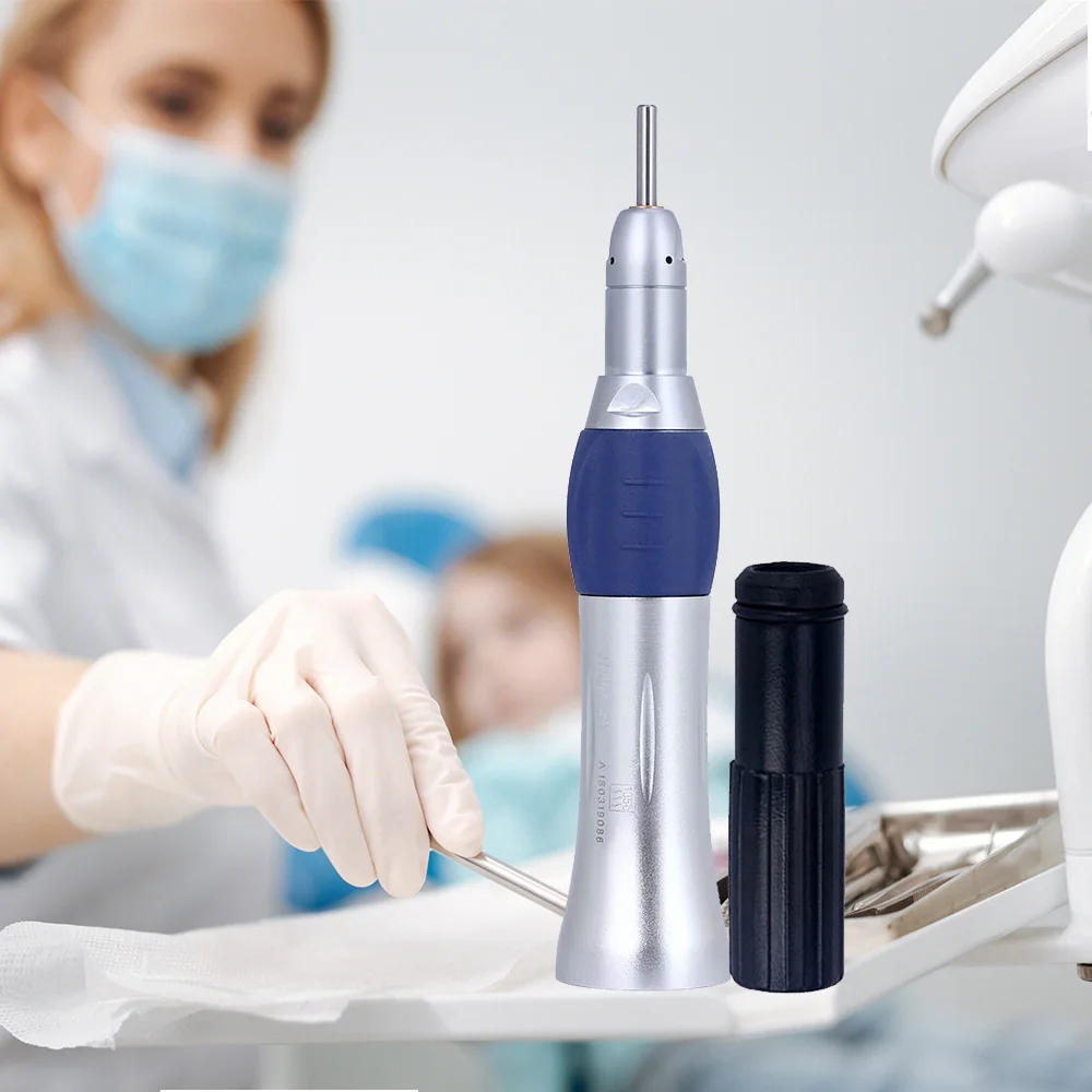 Azdent Dental Rechte Neus Cone Lage Snelheid Handstuk Verhouding 1:1 Voor Lab E-Type Motoren