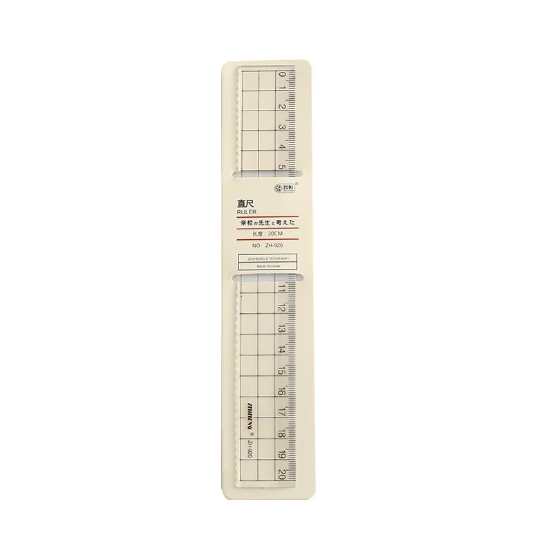 Ruler 15cm 18cm 20cm Acrylic Ruler Square Stationery Drawing Office School Supplies 1pc