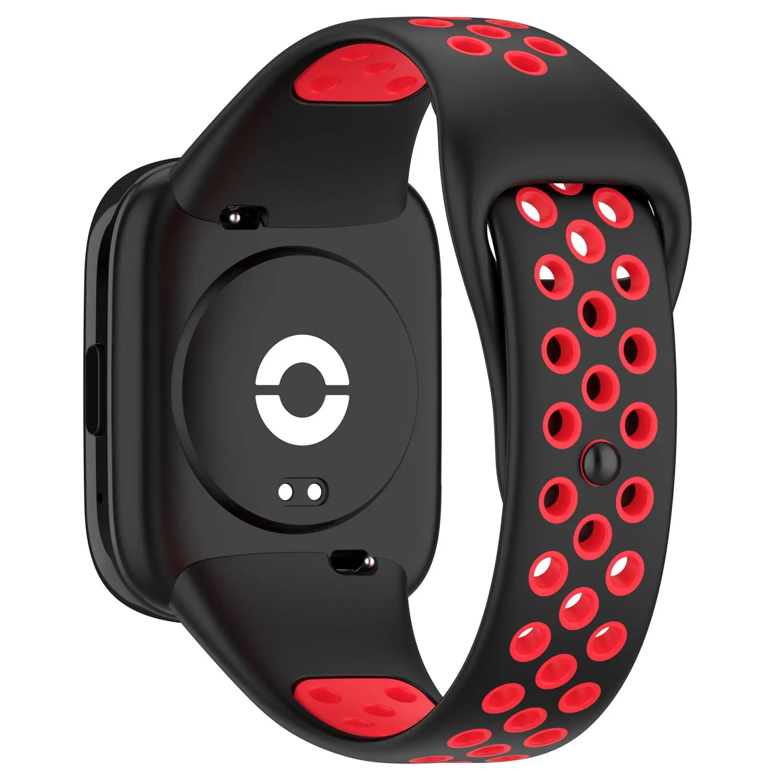 Soft Silicone Sport Band Rubber Watchband Double Color Wristband Bracelet