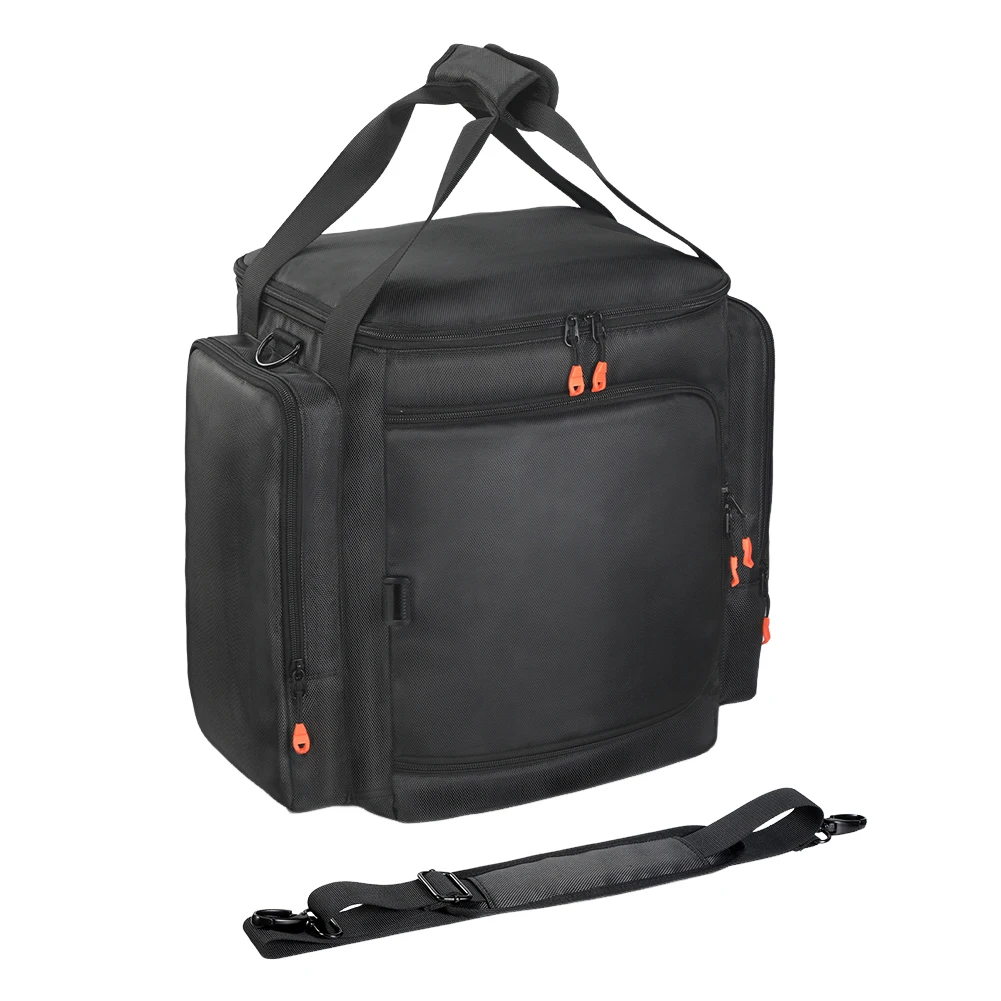 For JBL Partybox Encore Essential 2 Portable Protective Case with Mic Pocket Double-Sided Speaker Storage Bag Speaker Carry Bag