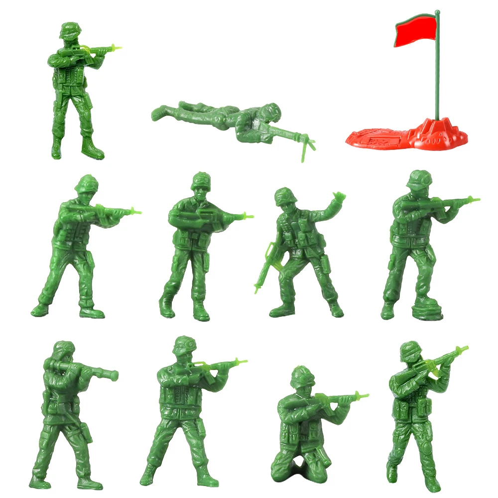 ViiKONDO-figuras de acción de soldados de plástico para niños, 10