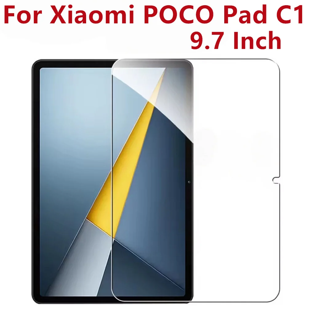 Premium 9H Tempered Glass Screen Protector - 9.7 Inch Bubble Free, Explosion Proof, Clear Protective Film