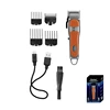 Kemei Cordless Electric Hair Trimmer Powerful Adjustable Hair Clipper Men Professional Hair Cutter Machine Rechargeable Haircut 6