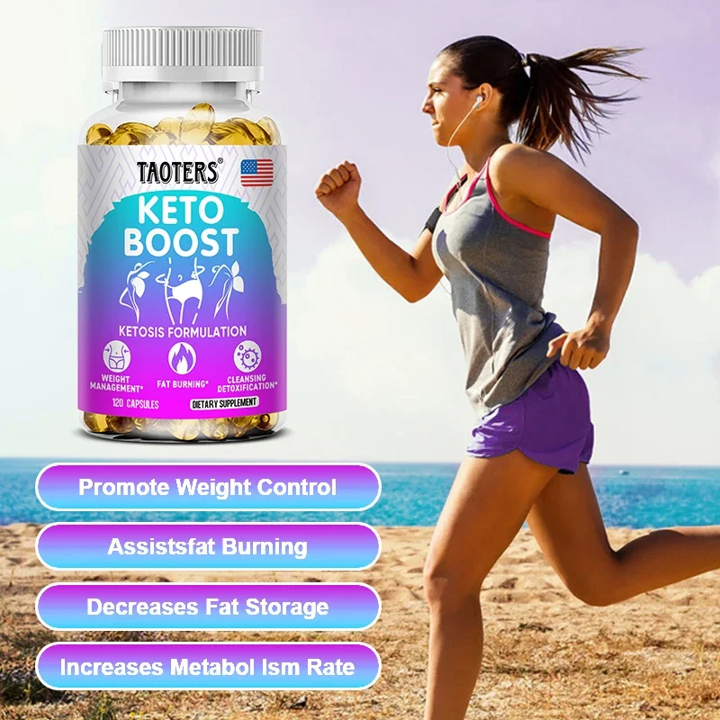 KETO Capsules &ndash; Apple Cider Vinegar Extract, Focus, Fat Burning, Weight Control, Detoxification and Cleansing