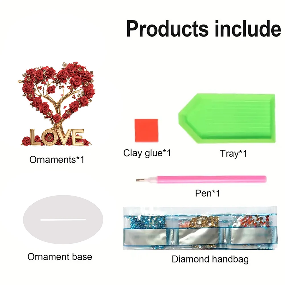 Animal Special Shaped Diamond Painting Tabletop Ornaments Kit Diamond Painting Desktop Ornaments Kit Bedroom Table Decoration