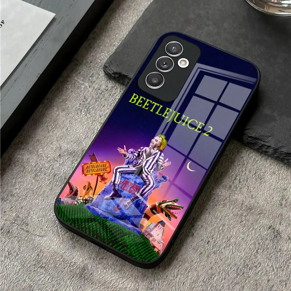 thumbnail image 1 of Funda de teléfono B-Beetlejuices 2 para S24 Ultra Samsung S23 S22 S20 Fe S21 Plus Galaxy A54 A34 A24 A53 M54 Note 20 Cubierta de vidrio, 1 of 5