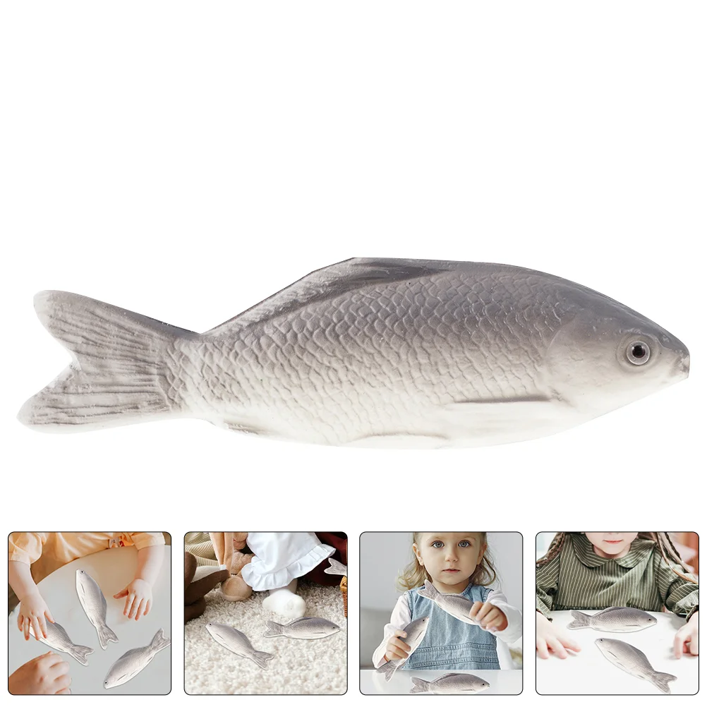 

5 Pcs Simulation Fish Model Realistic Models Desktop Animal Figure Decoration Fake Ornament Small Statue PU