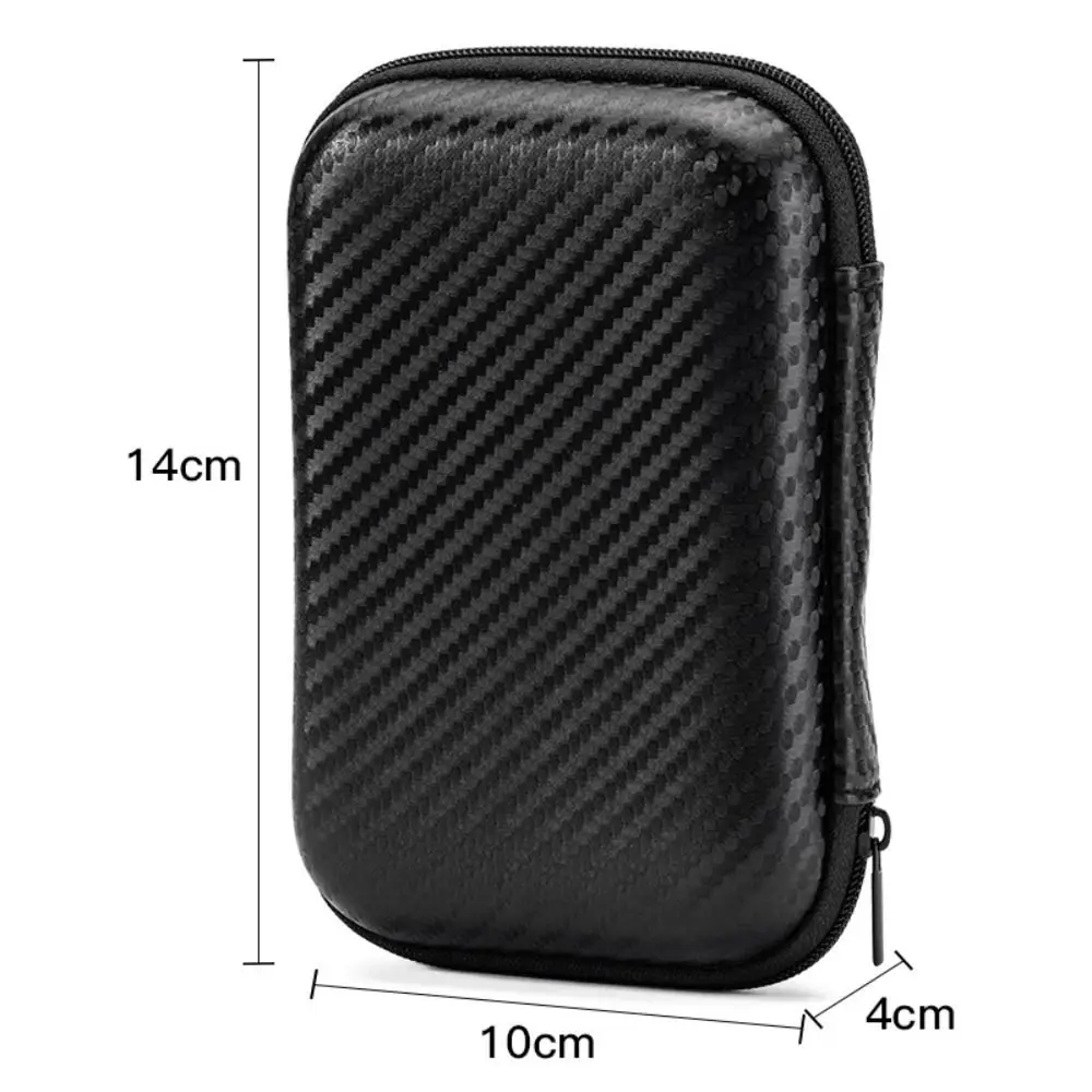 Shockproof Headphones Carrying Case EVA Waterproof Headphones Case Box Double Zipper Design Dust-proof Headphone Storage Bag