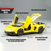 1:32 Lamborghini Aventador LP750-4 LP770-4 Metal Diecast Alloy Kids Toy Cars Models Trucks For Boys Toys Vehicles Collection 4