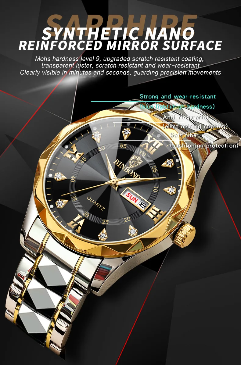 BINBOND B2521 Men's Watch description image 6