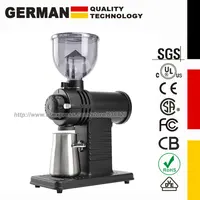Electric Coffee Grinder (220V-240V) / flat Titanium burr 78mm / 10 steps can be set (White) (Black)(Yellow) 1