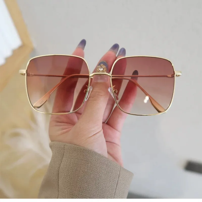 Sighttoo 2022 Sonnenbrille Frauen Randlose Quadratische Mode Gläser Damen Mode Persönlichkeit Shades Gradienten Brillen UV400_voghion.com