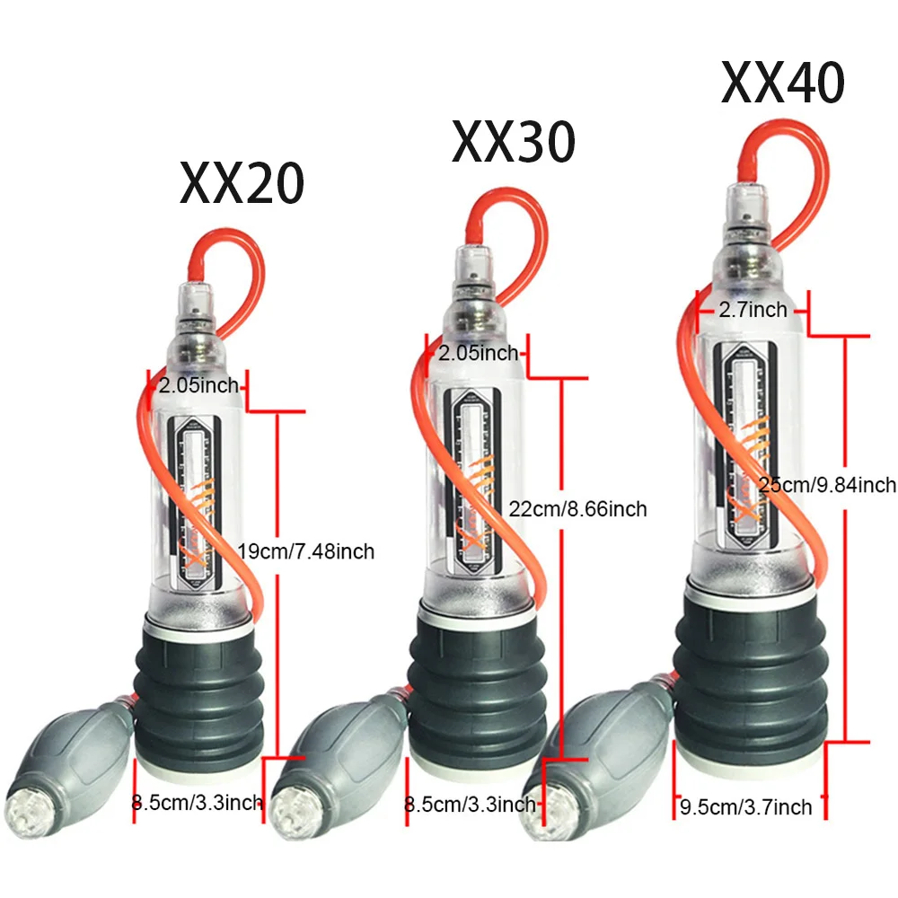 Hydrotherapy X5 X7 X9 Penis Pump Penis Enlargement Enhancer Water Spa Vacuum Pump for Men Extender Sex Toys for Men vacuum sex toy penis pump penis enlargement