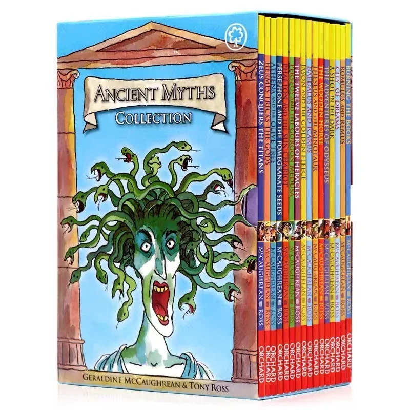 livro-de-mitologia-mitologia-grega-e-romana-antiga-kids-story-books-libros-ingleses-16-pc-set