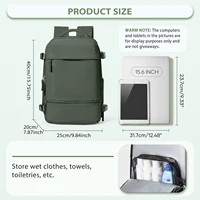 Backpack Travel Cabin Airplane 40x20x25, Backpack Cabin for Ryanair Travel Suitcases 40x30x20 Men Cabin Hand Luggage Anti-theft - Image 5