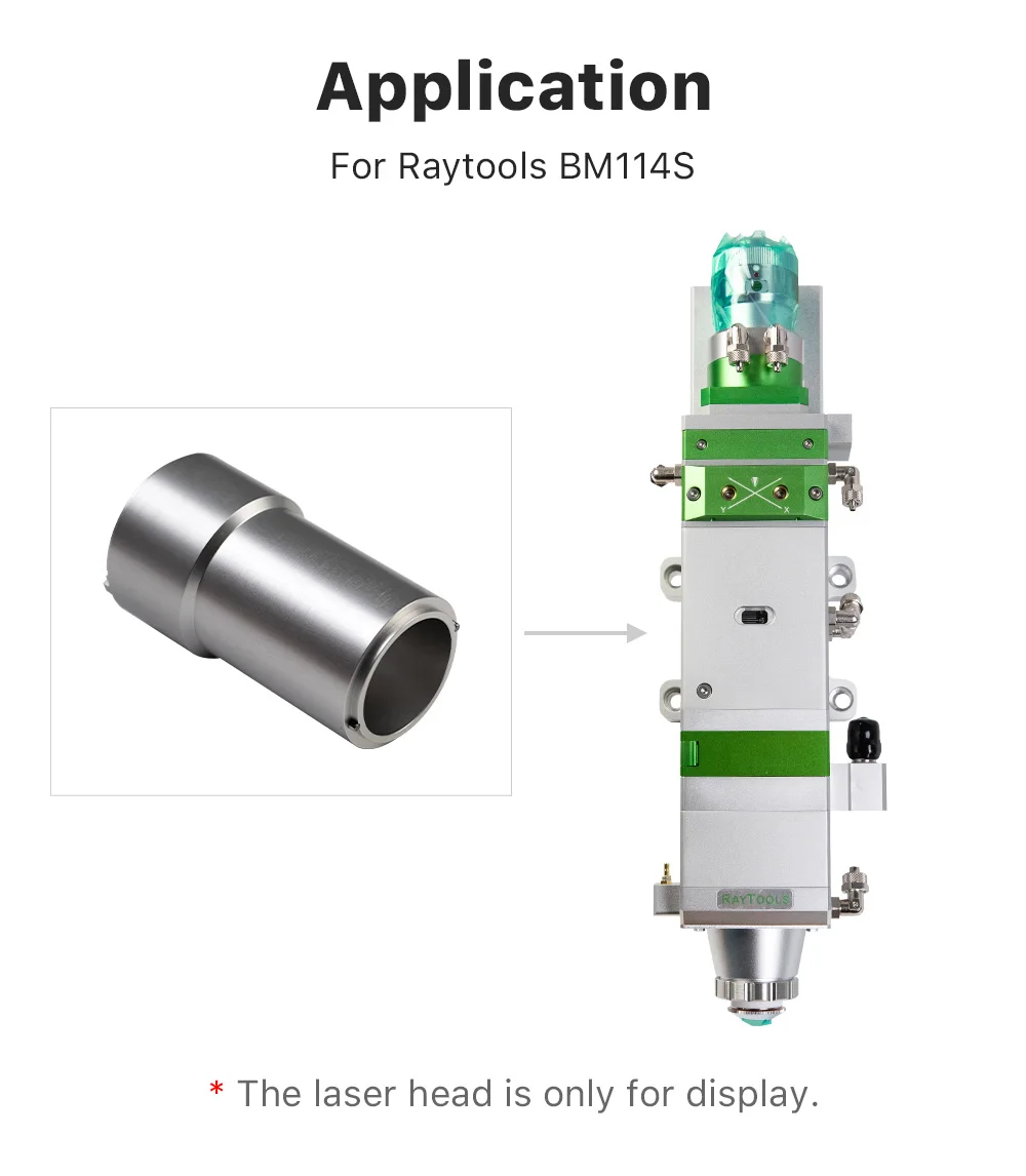 Cloudray Fokussierung Objektiv Insertion Tool D37 für Kollimierenden Schwerpunkt Objektiv auf Raytools BM114S Faser Laser Schneiden Kopf – Detail 5