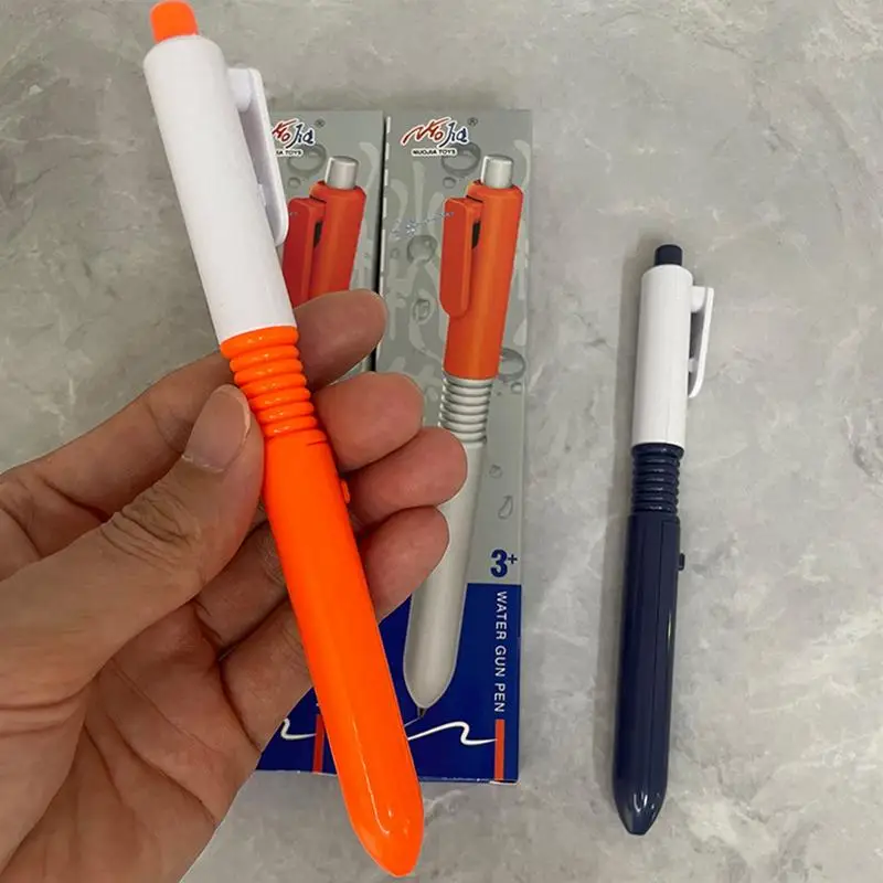 NEW 2 in 1 Funny Prank Retractable Water Spray Pens,Ball Pen with Water Spray Funny Prank Toy Stress Relief
