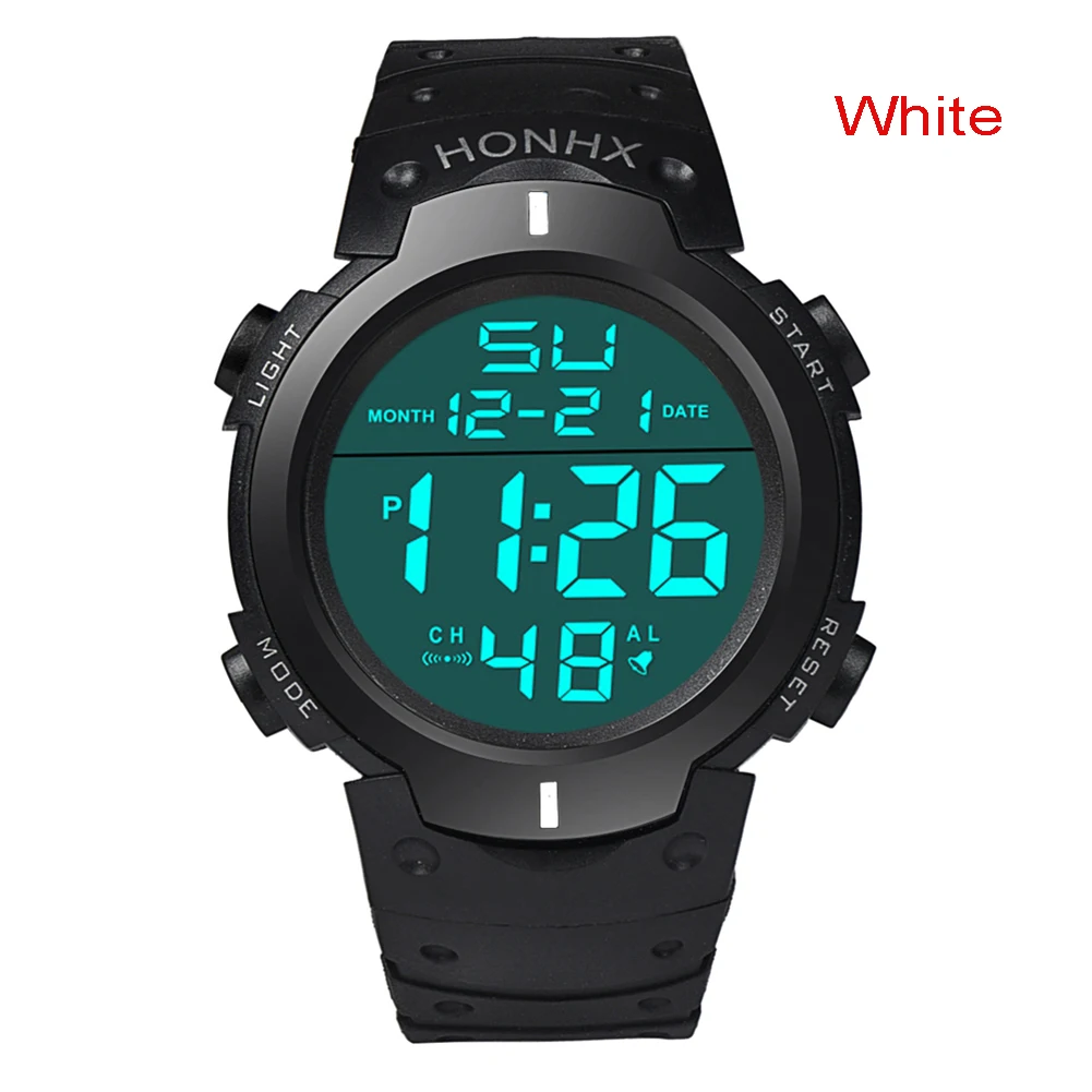Unisex Sports LED Display Digital Watch with Stopwatch and Date Features