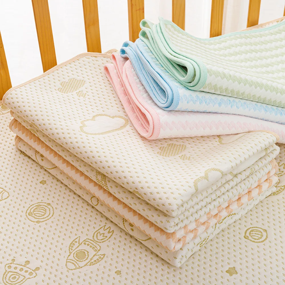 Diaper Changing Pad Covers Washable Waterproof Reusable Infant Cotton Urinal Mat Breathable Baby
