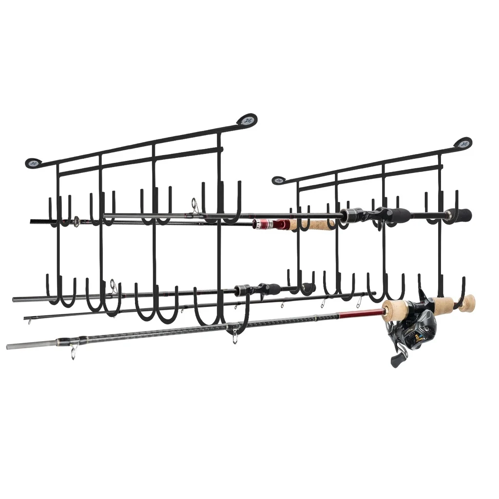 Fishing rod display rack Fishing rod holder stand horizontal