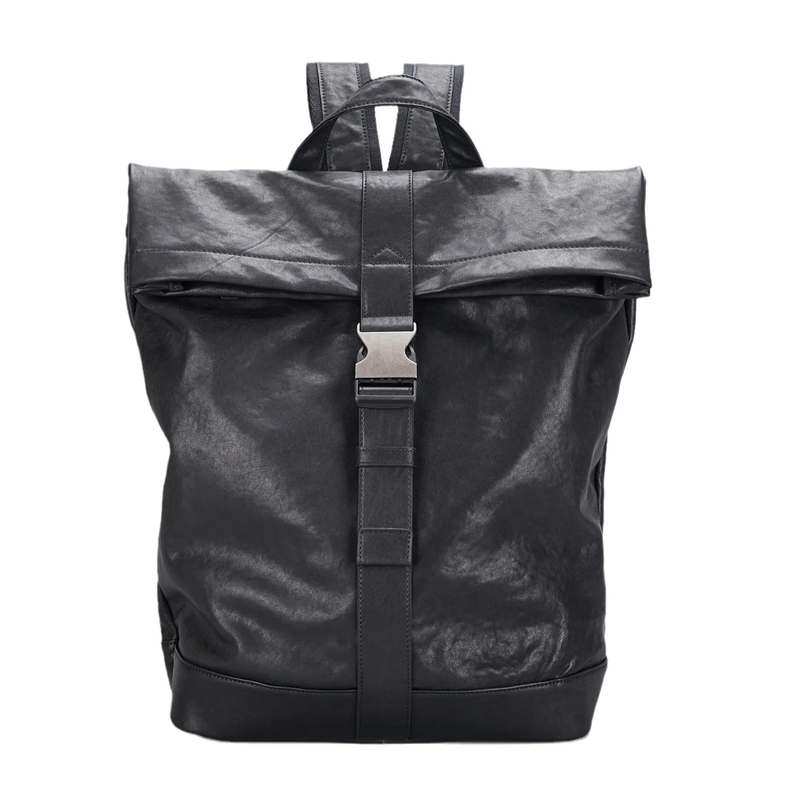 New Premium Top Grain Leather Backpack for Men Stylish Business Casual Carryall Spacious Modern Work Bag Everyday Use