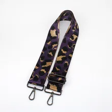  Wholesale Leopard Print Lengthening Bag Belt Replacement Ethnic Style Adjustable Bag Belt Accessories Bags Shoulder Straps 