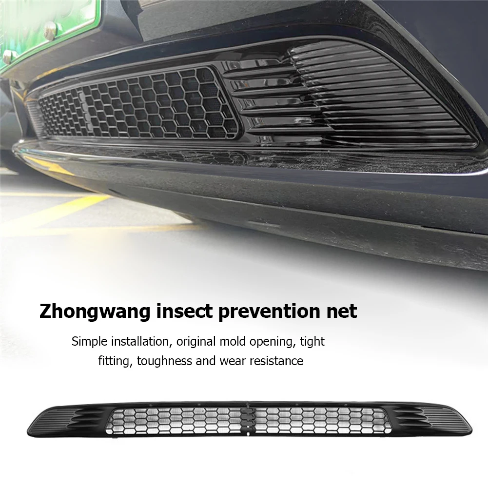 For Tesla Model Y 3 Front Grill Mesh White Anti-insect Grille Grid Insert  Lower Bumper Grill Trim Cover Exterior Kit Accessories - AliExpress