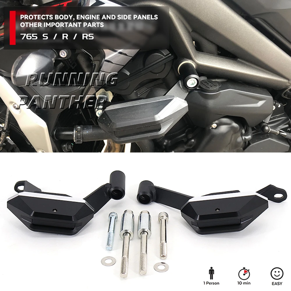 

For Street Triple 765 S R RS 765S 765R 765RS RS765 675Rx 675R Motorcycle Engine Guard Crash Frame Slider Kit Falling Protector