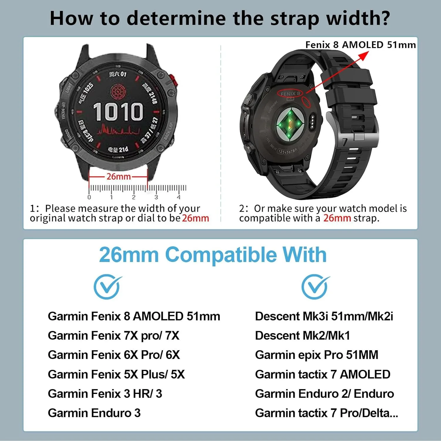Premium Silicone Watch Strap - QuickFit Design
